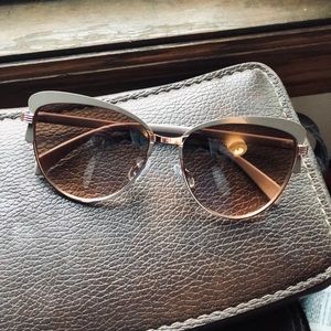 Rose Gold Cat Eye Sunglasses